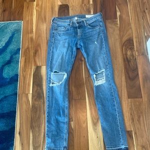 Rag & bone distressed jeans